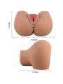CRAZY BULL - MILA TRASERO VIBRADOR CON VAGINA Y ANO REALÍSTICO CONTROL REMOTO