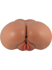 CRAZY BULL - LUNA TRASERO VIBRADOR CON VAGINA Y ANO REALÍSTICO CONTROL REMOTO