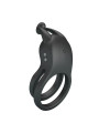 PRETTY LOVE - GOODWIN ANILLO VIBRADOR DOBLE PARA PENE RECARGABLE NEGRO