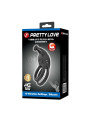 PRETTY LOVE - GOODWIN ANILLO VIBRADOR DOBLE PARA PENE RECARGABLE NEGRO