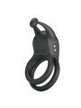 PRETTY LOVE - GOODWIN ANILLO VIBRADOR DOBLE PARA PENE RECARGABLE NEGRO