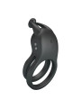 PRETTY LOVE - GOODWIN ANILLO VIBRADOR DOBLE PARA PENE RECARGABLE NEGRO