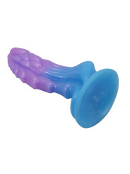POWER MONSTERS - ATLANTEANS DILDO REALÍSTICO CON VENTOSA 19 CM Ø 5 CM AZUL Y MORADO