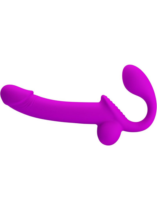 PRETTY LOVE - KELPIE ESTIMULADOR STRAP-ON DOBLE MORADO