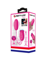 PRETTY LOVE - DAISY HUEVO VIBRADOR + LENGUA ESTIMULADORA DE CLÍTORIS ROSA