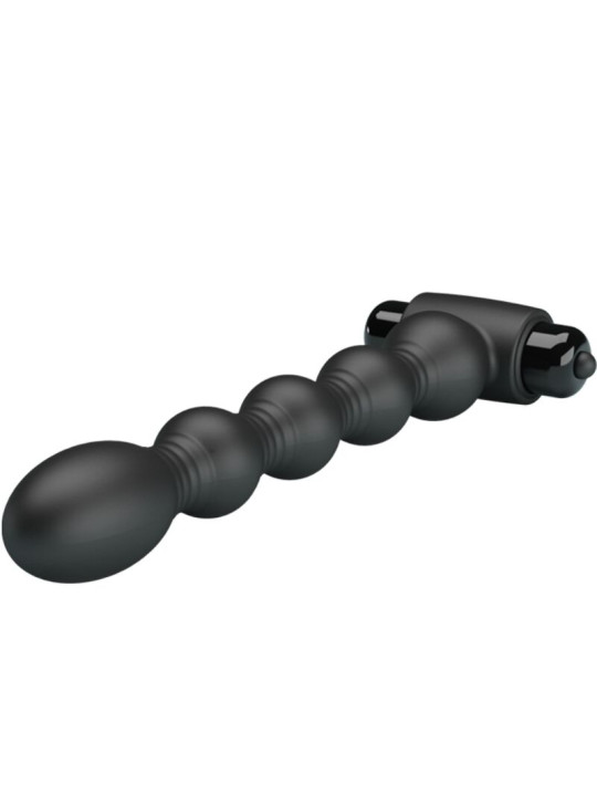 PRETTY LOVE - LYNN PLUG ANAL SILICONA 10 VIBRACIONES NEGRO
