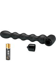 PRETTY LOVE - LYNN PLUG ANAL SILICONA 10 VIBRACIONES NEGRO