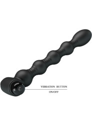PRETTY LOVE - LYNN PLUG ANAL SILICONA 10 VIBRACIONES NEGRO