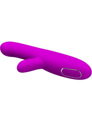 PRETTY LOVE - ANGELIQUE VIBRADOR MULTIFUNCIÓN + ESTIMULADOR DE CLÍTORIS MORADO