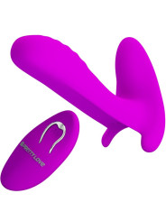 PRETTY LOVE - MASAJEADOR & VIBRADOR 12 VIBRACIONES CONTROL REMOTO MORADO