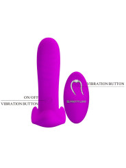 PRETTY LOVE - MASAJEADOR & VIBRADOR 12 VIBRACIONES CONTROL REMOTO MORADO