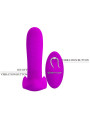 PRETTY LOVE - MASAJEADOR & VIBRADOR 12 VIBRACIONES CONTROL REMOTO MORADO