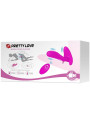 PRETTY LOVE - MASAJEADOR & VIBRADOR 12 VIBRACIONES CONTROL REMOTO MORADO
