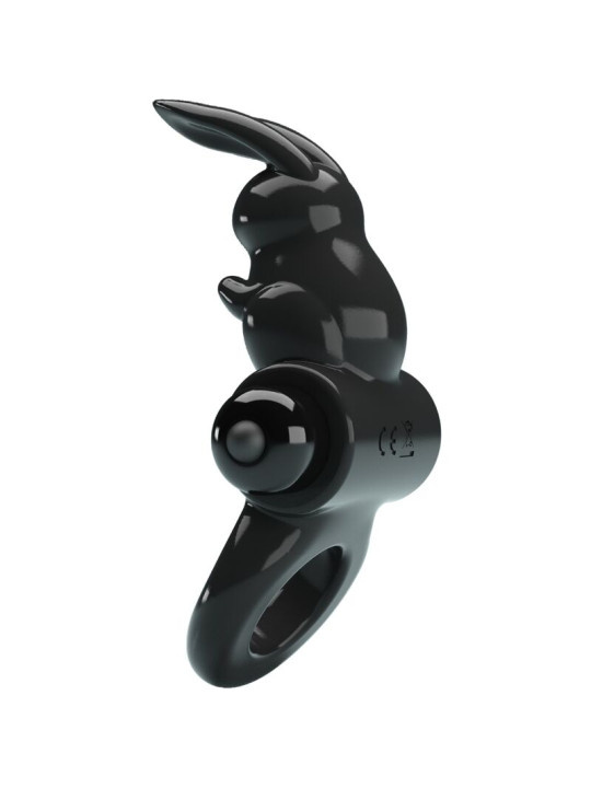 PRETTY LOVE - EXCITING RING ANILLO VIBRADOR RABBIT 10 VIBRACIONES NEGRO