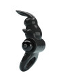 PRETTY LOVE - EXCITING RING ANILLO VIBRADOR RABBIT 10 VIBRACIONES NEGRO