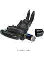 PRETTY LOVE - EXCITING RING ANILLO VIBRADOR RABBIT 10 VIBRACIONES NEGRO