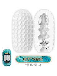 PRETTY LOVE - HOT WAVE MASTURBADOR MASCULINO SILICONA BLANCO