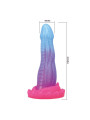 POWER MONSTERS - VOID PYTHON DILDO FANTASÍA CON VENTOSA 20,5 CM Ø 5,2 CM AZUL, LILA Y ROSA