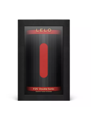 LELO - F2S DOUBLE SONIC MASTURBADOR MASCULINO CON DOBLE ESTIMULACIÓN SÓNICA ROJO