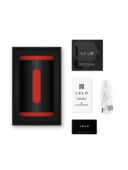 LELO - F2S DOUBLE SONIC MASTURBADOR MASCULINO CON DOBLE ESTIMULACIÓN SÓNICA ROJO