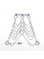 SUBBLIME - 953737 ARNÉS DE PECHO CON ANILLOS Y CADENAS PLATA TALLA ÚNICA