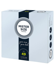 MISTER SIZE - PRESERVATIVOS TALLA S 49 MM (36 UNIDADES)