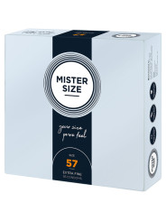 MISTER SIZE - PRESERVATIVOS TALLA L 57 MM (36 UNIDADES)