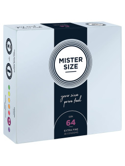 MISTER SIZE - PRESERVATIVOS TALLA XXL 64 MM (36 UNIDADES)