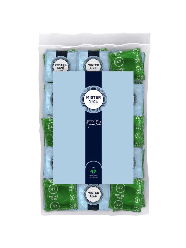 MISTER SIZE - PRESERVATIVOS TALLA XS 47 MM (100 UNIDADES)