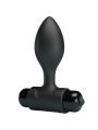 PRETTY LOVE - VIBRA BUTT PLUG ANAL 10 VIBRACIONES NEGRO