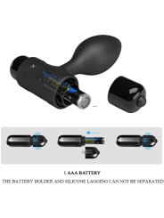 PRETTY LOVE - VIBRA BUTT PLUG ANAL 10 VIBRACIONES NEGRO