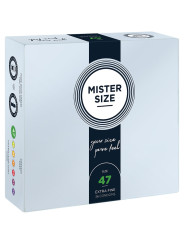 MISTER SIZE - PRESERVATIVOS TALLA XS 47 MM (36 UNIDADES)