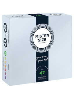 MISTER SIZE - PRESERVATIVOS TALLA XS 47 MM (36 UNIDADES)