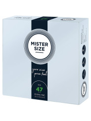 MISTER SIZE - PRESERVATIVOS TALLA XS 47 MM (36 UNIDADES)