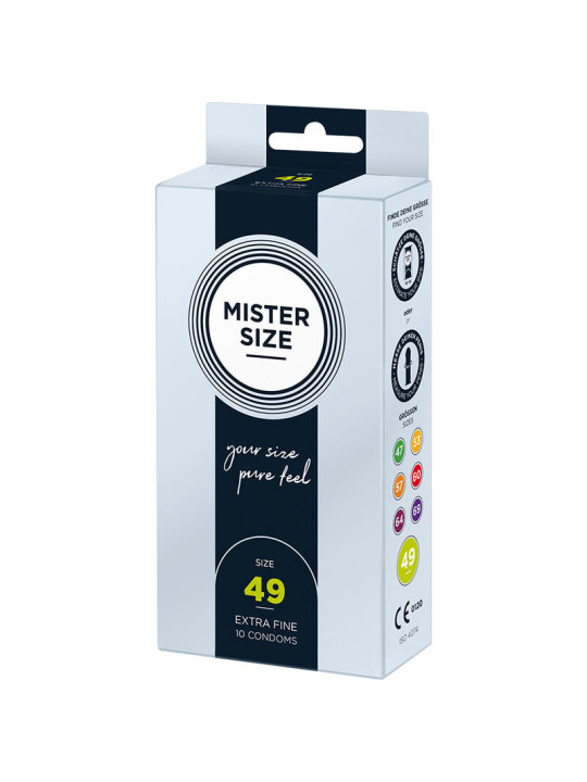 Mister Size 49: preservativos talla S 10 uds