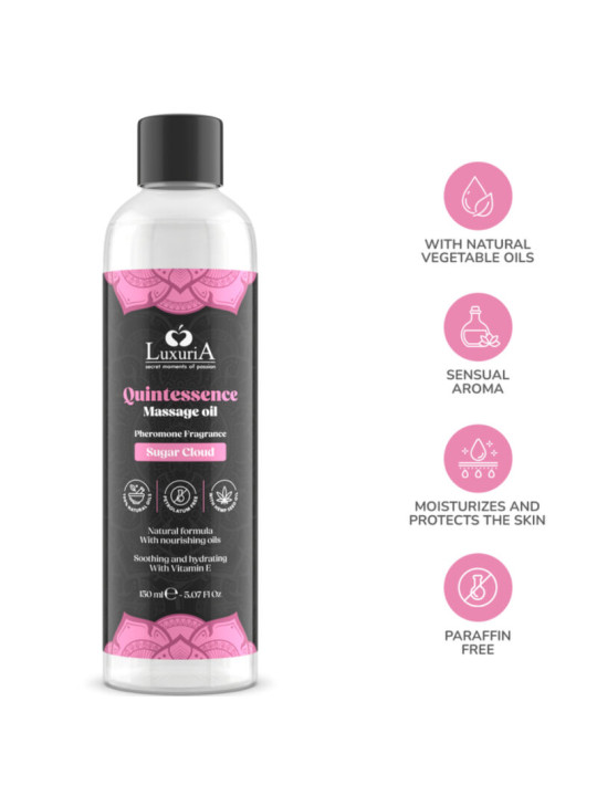 INTIMATELINE LUXURIA - ACEITE DE MASAJES NUBE DE AZÚCAR 150 ML