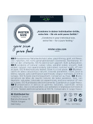 MISTER SIZE - PRESERVATIVOS TALLA XS 47 MM (3 UNIDADES)