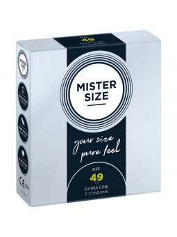 MISTER SIZE - PRESERVATIVOS TALLA S 49 MM (3 UNIDADES)