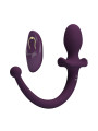 PRETTY LOVE - LIOEA PLUG ANAL CON COLA VIBRADOR 12 FUNCIONES COLOR MORADO CONTROL REMOTO