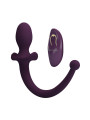 PRETTY LOVE - LIOEA PLUG ANAL CON COLA VIBRADOR 12 FUNCIONES COLOR MORADO CONTROL REMOTO