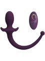 PRETTY LOVE - LIOEA PLUG ANAL CON COLA VIBRADOR 12 FUNCIONES COLOR MORADO CONTROL REMOTO