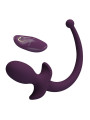PRETTY LOVE - LIOEA PLUG ANAL CON COLA VIBRADOR 12 FUNCIONES COLOR MORADO CONTROL REMOTO