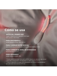 LELO - MONA SPECTRA MASAJEADOR ÍNTIMO CON LUZ ROJA RECARGABLE APP CONTROL