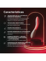 LELO - MONA SPECTRA MASAJEADOR ÍNTIMO CON LUZ ROJA RECARGABLE APP CONTROL