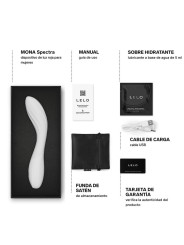 LELO - MONA SPECTRA MASAJEADOR ÍNTIMO CON LUZ ROJA RECARGABLE APP CONTROL