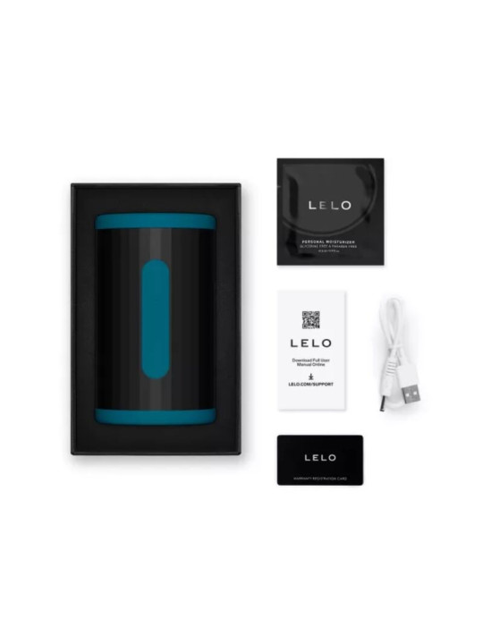 LELO - F2S DOUBLE SONIC MASTURBADOR MASCULINO CON DOBLE ESTIMULACIÓN SÓNICA VERDE AZULADO