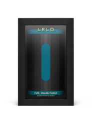 LELO - F2S DOUBLE SONIC MASTURBADOR MASCULINO CON DOBLE ESTIMULACIÓN SÓNICA VERDE AZULADO