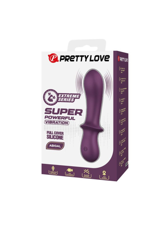 PRETTY LOVE - ABIGAIL VIBRADOR RECARGABLE 10 FUNCIONES MORADO