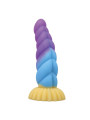 POWER MONSTERS - UNICORN DILDO TRICOLOR 22 CM Ø 5 CM