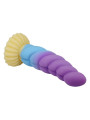 POWER MONSTERS - UNICORN DILDO TRICOLOR 22 CM Ø 5 CM